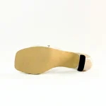 Transparent Floral Embellished Heel-White - Image 4