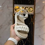 Ankle Strap Sandals-White