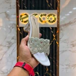 Glass Heel-White