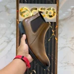 Man’s Leather Chelsea Boots-Masturd