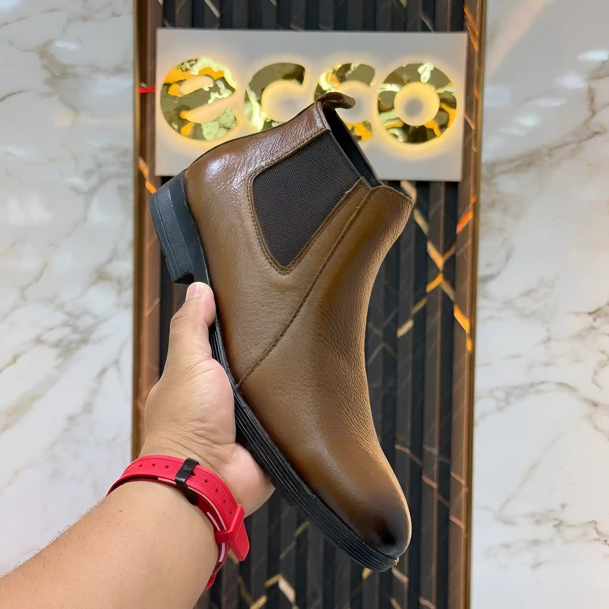 Gemini_Generated_Image_ix48kcix48kcix48 (1) Man’s Leather Chelsea Boots-Masturd - Image 1