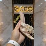 YSL Spool Heel-Golden