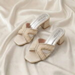Pearl Grace Heels-White