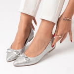 Elegant Bow Flat-Silver - Image 3