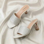 Midnight Crystal Heel- White - Image 2