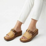 Wedge Buckle Sandal-Master Chocolate - Image 3