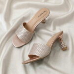 Midnight Crystal Heel–Baby Pink - Image 2